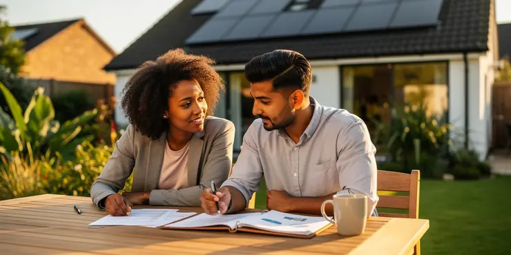 Do solar panel installation financing options affect monthly utility bills?