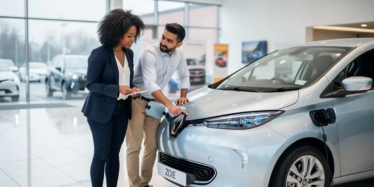 Does Renault offer electric vehicles in the UK?