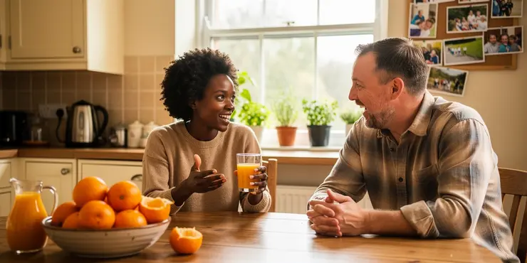 Does orange juice have health benefits for the heart?