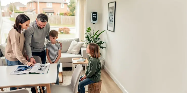 Does the EV grant cover the cost of home charging equipment?