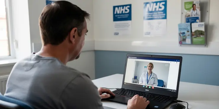 Does the NHS offer an online hospital for prostate cancer?