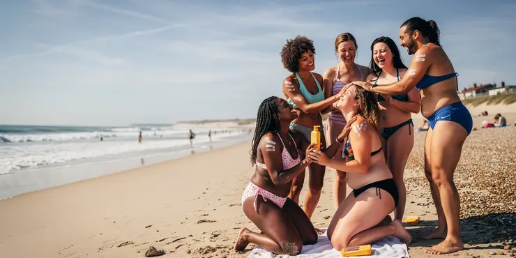 Does water reflect UV rays, increasing the risk of sunburn?