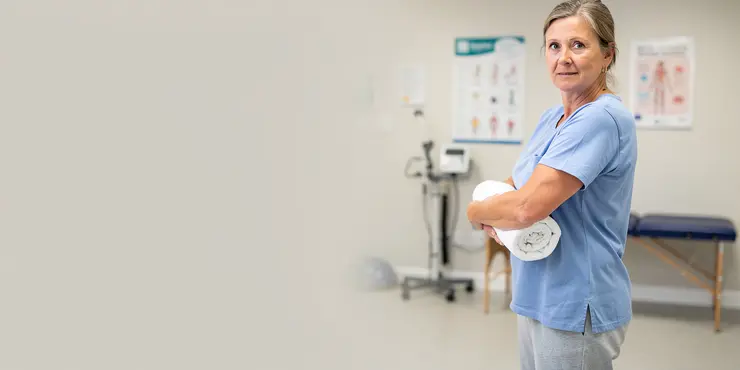 Frozen Shoulder Assisted Lateral Rotation