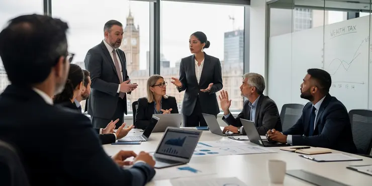 Has the idea of a wealth tax been discussed in political debates?