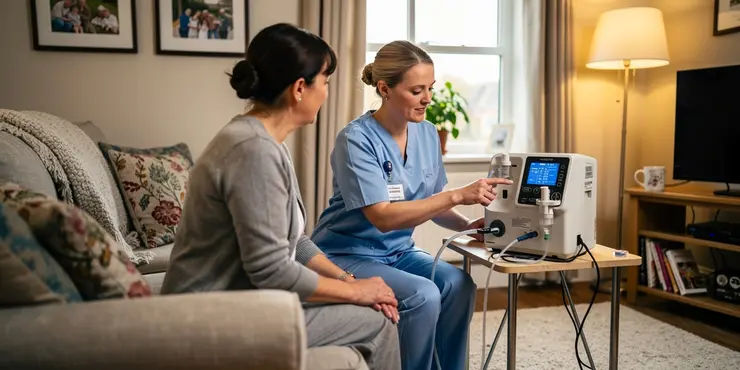 Home dialysis help for kidney patients