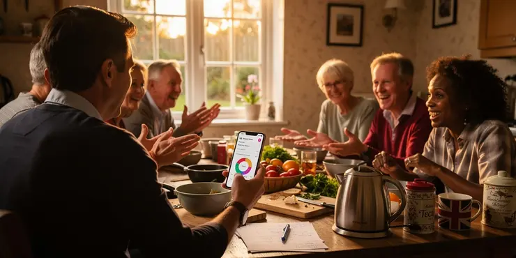 How can I calculate the fat content in my meals?