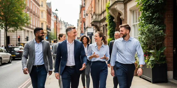 How can I make walking to work more enjoyable?