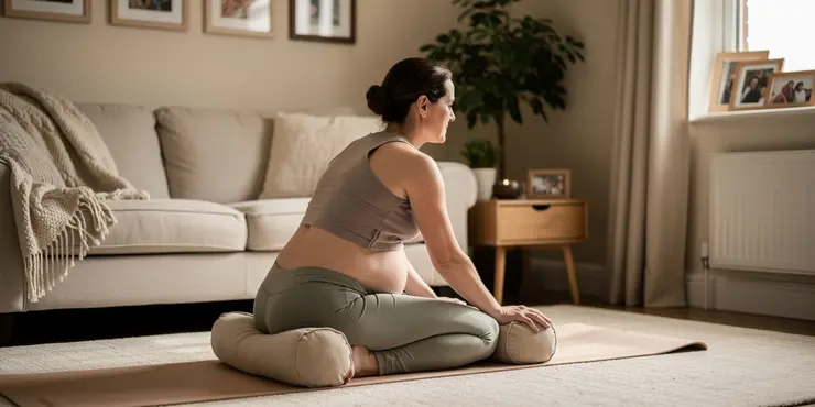How can I modify my yoga practice during pregnancy?