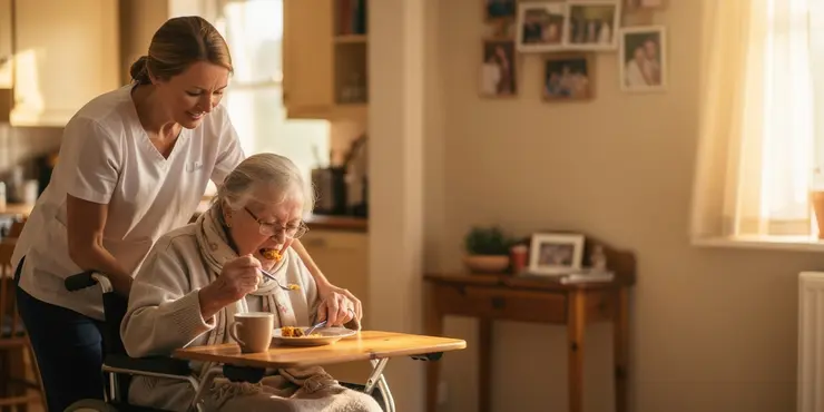 How can caregivers support someone with motor neurone disease?