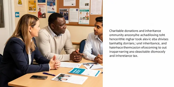 How can charitable donations affect Inheritance Tax?