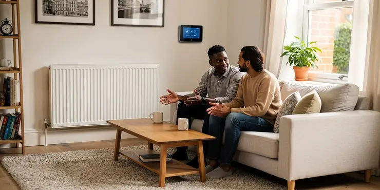 How can energy-efficient home heating options improve indoor comfort?