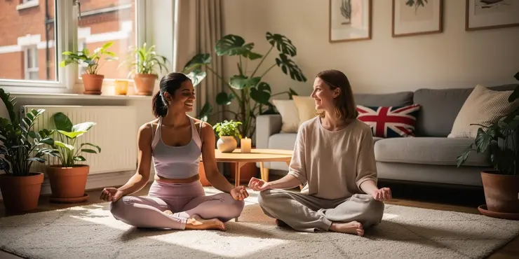 How can mindfulness and meditation help with menopause symptoms?