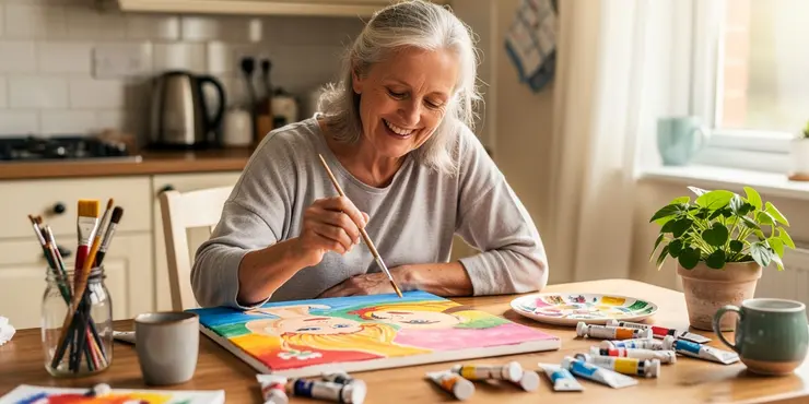 How can older adults find new hobbies that can be done at home?