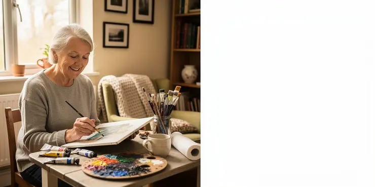 How can older adults overcome the fear of trying a new hobby?