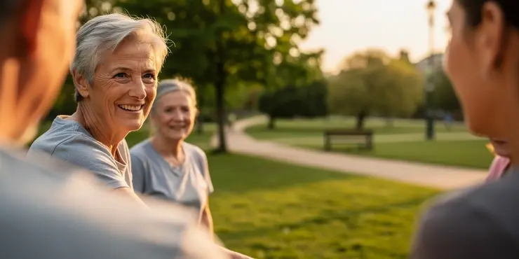 How can older individuals safely participate in new groups during health concerns?