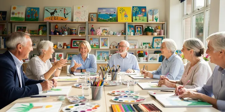 How can older people find hobby groups that align with their interests?