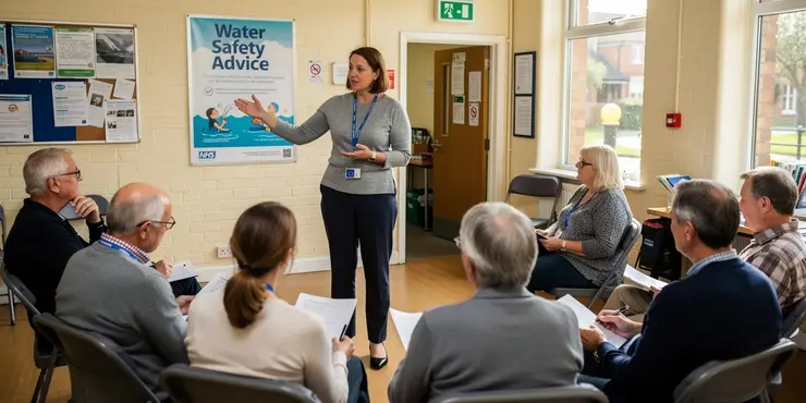 How can water become contaminated with E. coli?