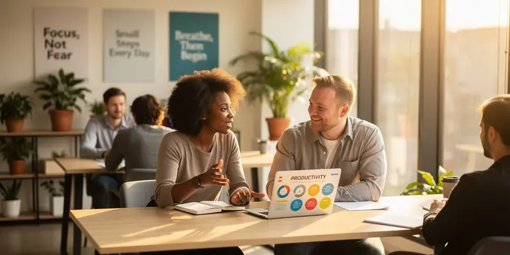 How can work decisions procrastination avoidance reduce workplace stress?