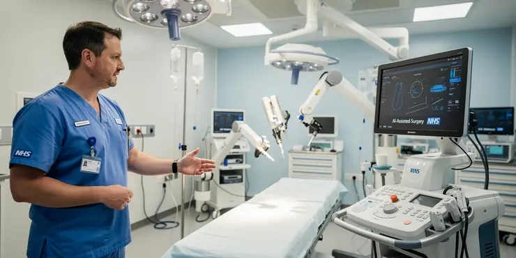 How do AI and robotic systems improve the workflow in healthcare settings?