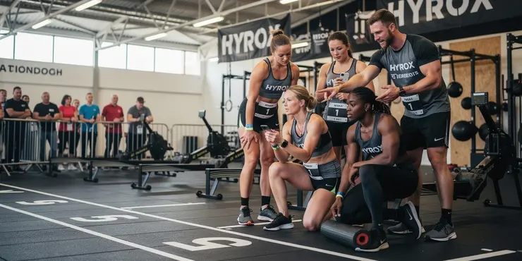 How do Hyrox events differ from traditional running races?