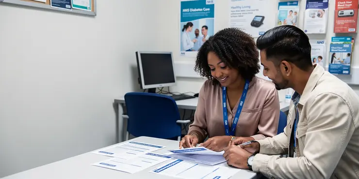 How do I apply for NHS diabetes technologies eligibility access through my diabetes team?