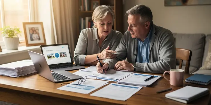 How do I report a property disposal to the tax authorities?