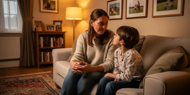 How do I talk to children about terminal illness support for family?