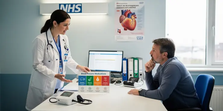 How do medications help control high blood pressure?