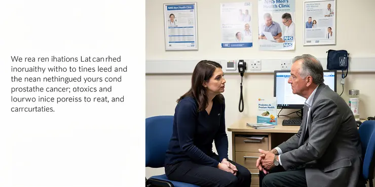 How do probiotics work to potentially benefit prostate cancer patients?