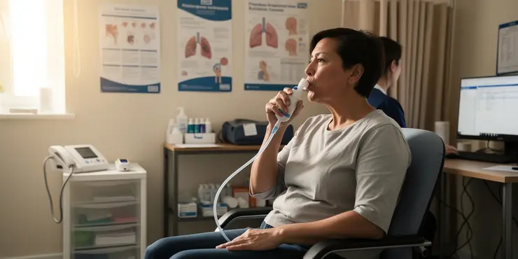 How does PEP therapy work in air physiotherapy?