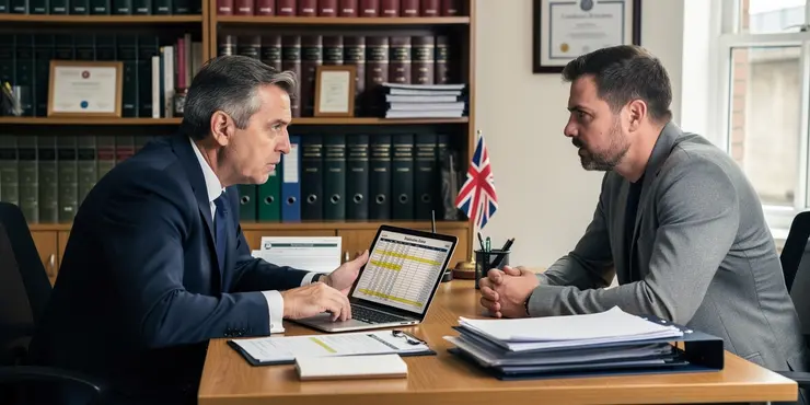 How does a backlog in the court system affect case scheduling?