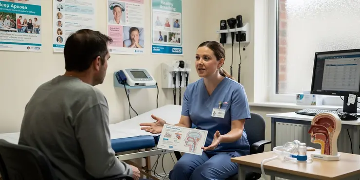 How does central sleep apnea differ from obstructive sleep apnea?