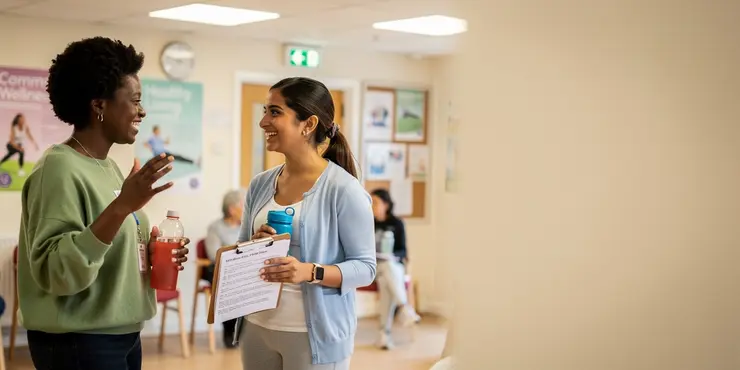 How does staying socially active help during menopause?