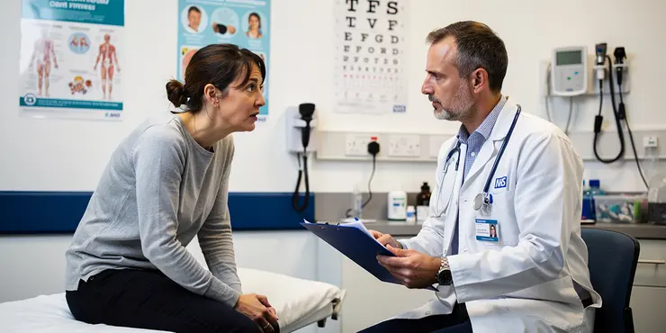 How is flesh-eating disease diagnosed?