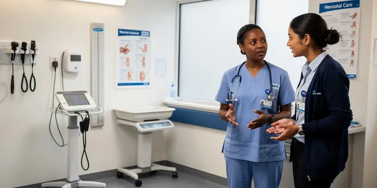 How is jaundice in newborns diagnosed?