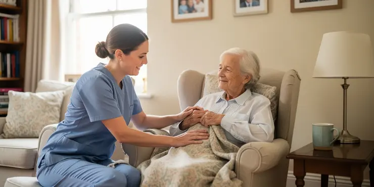 How is the quality of live-in care monitored?