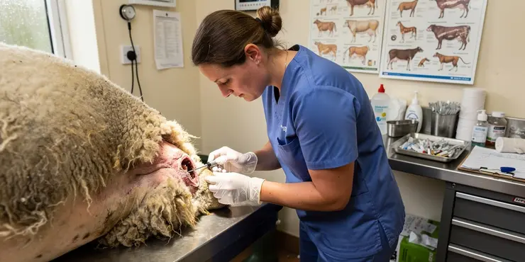 How long do screw worm larvae typically infest a host?