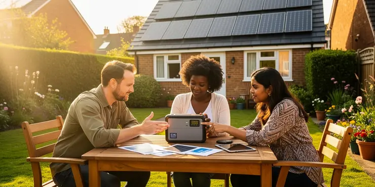 How long does battery for solar panels installation take?
