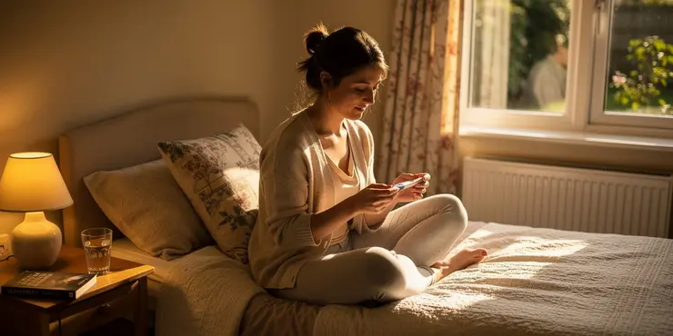 How long should I wait to read the results of a pregnancy test?