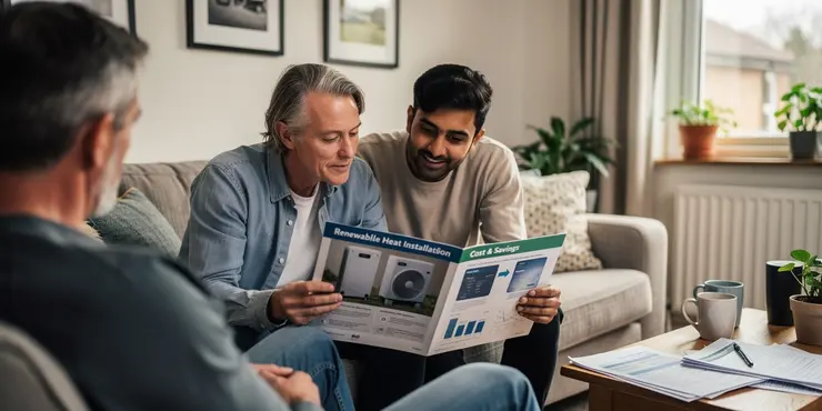 How much does renewable heat technology home heating cost to install?