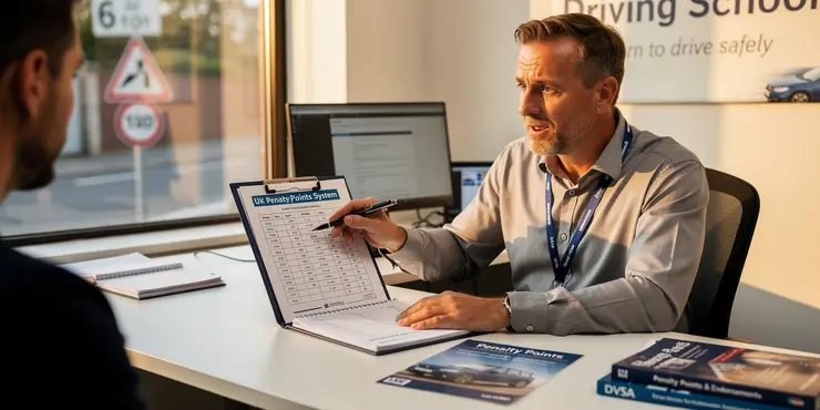 How often does the threshold for penalty points reset?