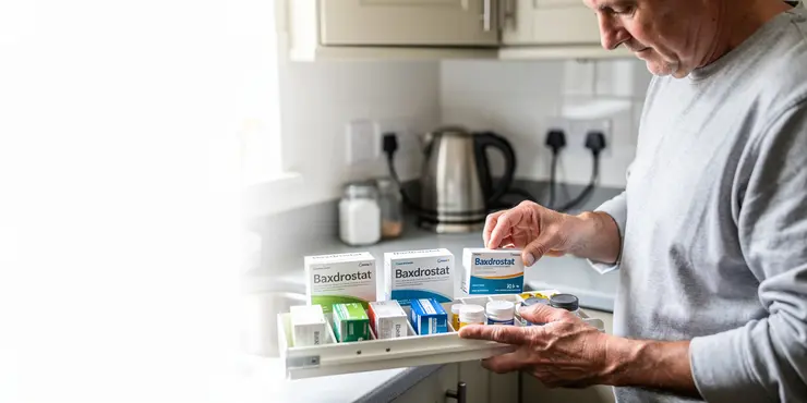 How should Baxdrostat be stored?