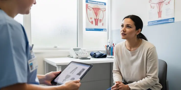 How should I prepare for a womb lining test?