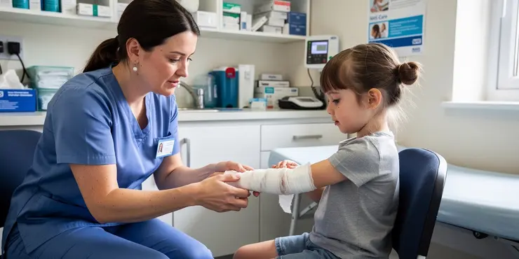 How to apply wet wraps