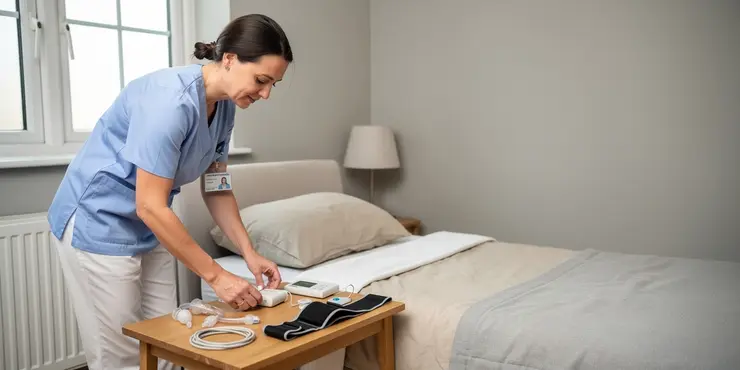 Instructions for setting up your home sleep study