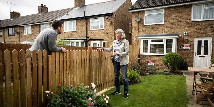 Is it legal for me to block the view of my neighbour's security camera?