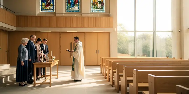 Is it possible to have a religious service at the crematorium?