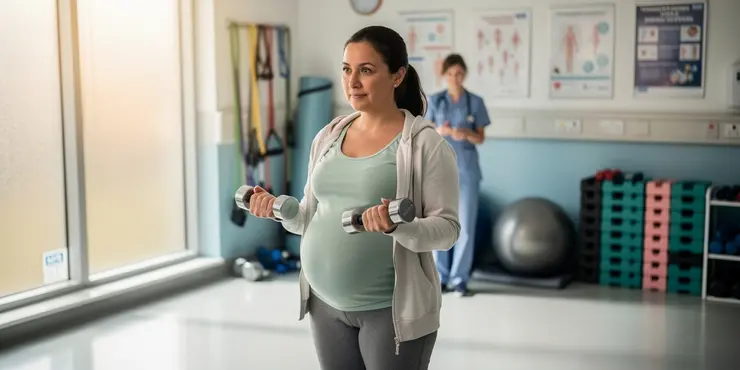 Is it safe to lift weights while pregnant?
