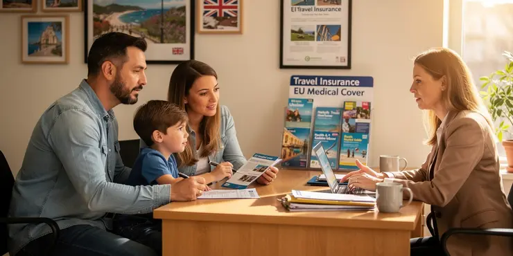 Is medical treatment covered by insurance when traveling to the EU?