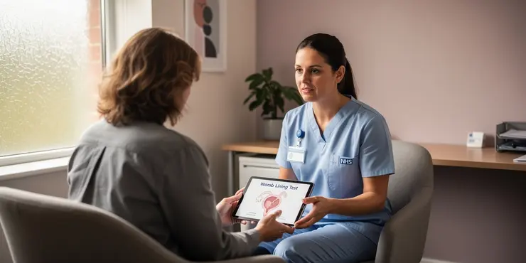 Is the womb lining test covered by the NHS?